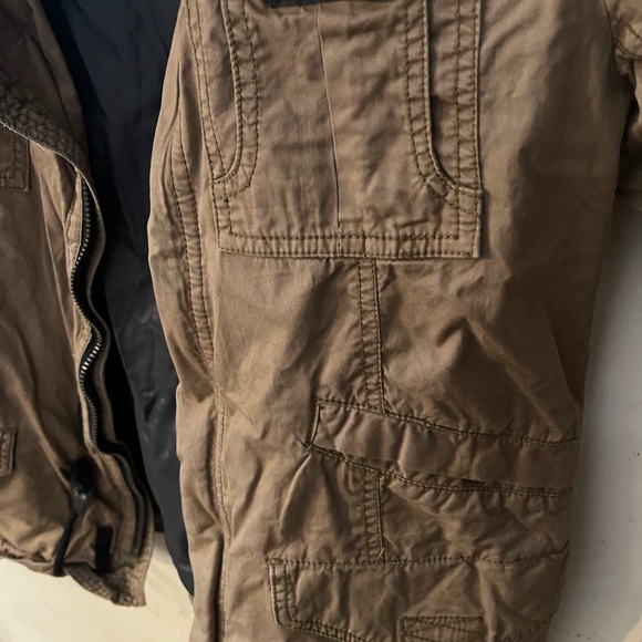 Brown Utility Jacket for Men (M) - Picture 3 of 8